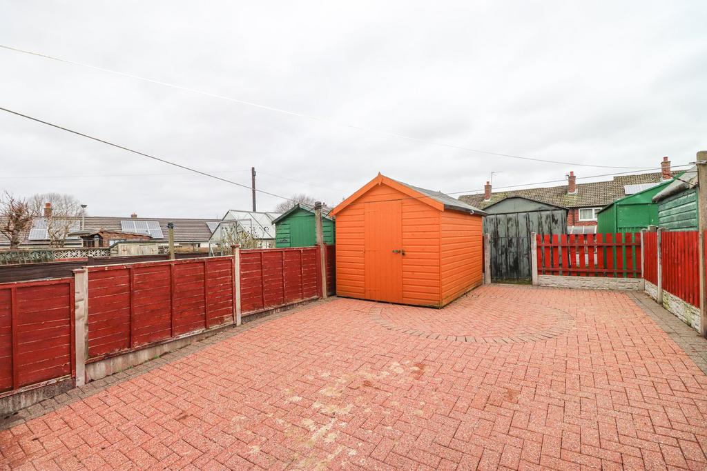 Rear of property