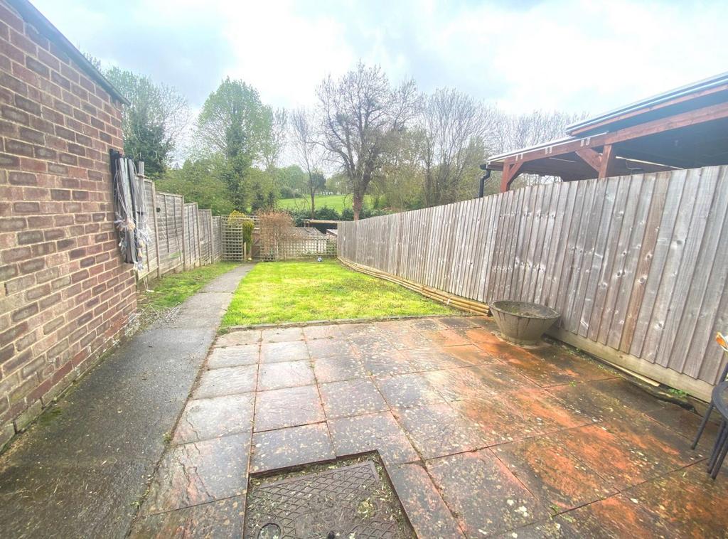 Rear garden