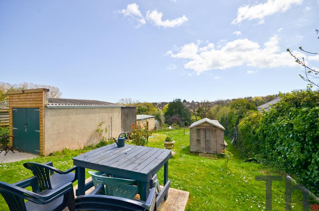 Rear Garden &amp; Garage.JPG