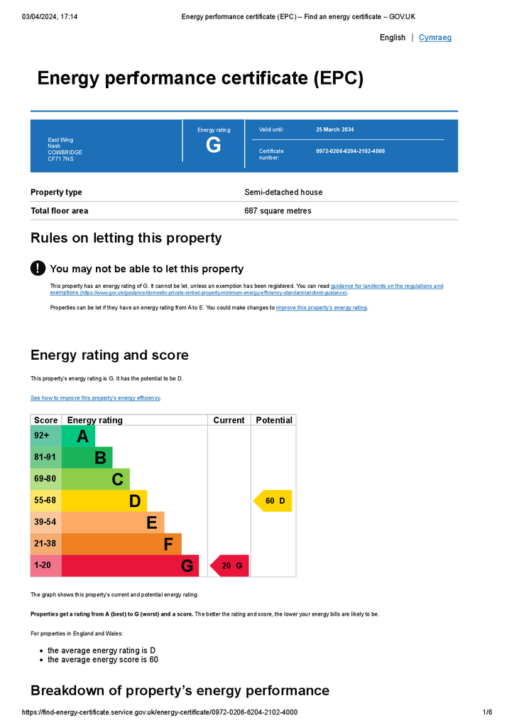 EPC Certificate   Ea