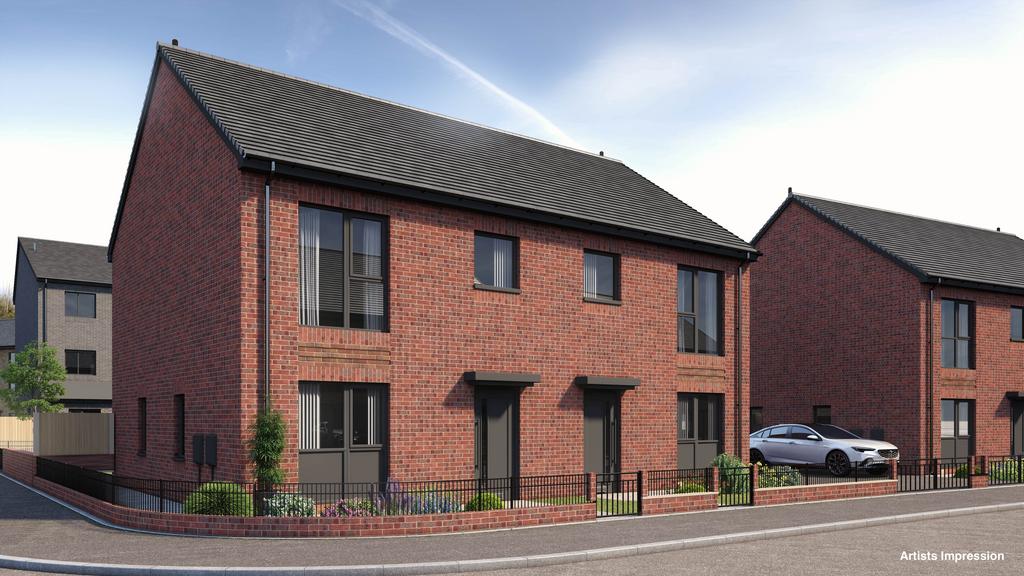 Plot 53, The Rosewood at Edgefield Green, 24, Edison Street M11 3 bed semidetached house for