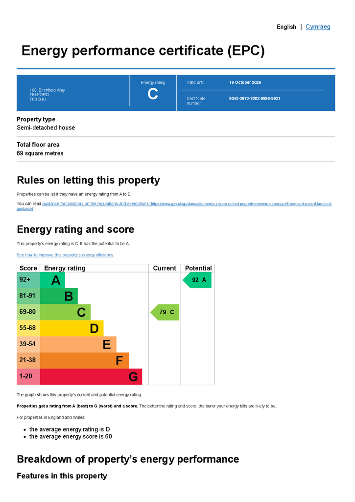 EPC Certificate