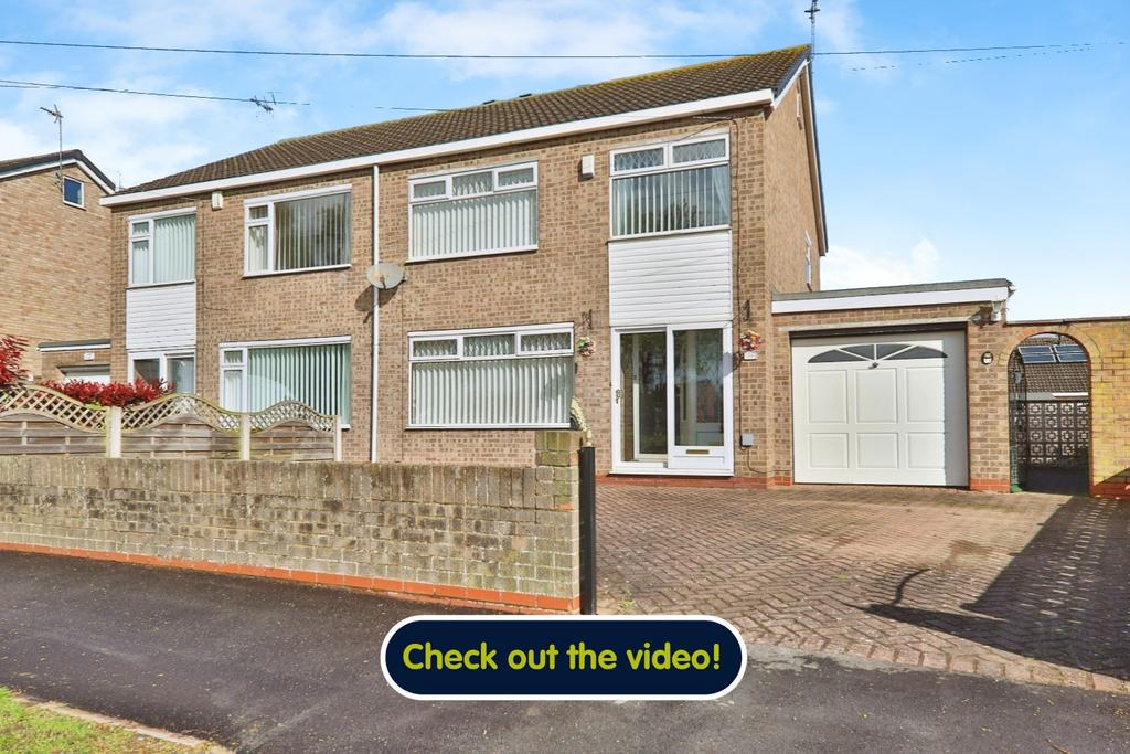 Ladysmith Road, Willerby, Hull, East... 3 bed semidetached house for