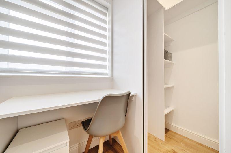 Walk in wardrobe in