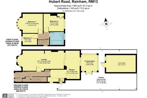 3 bedroom house to rent, Hubert Road, Rainham