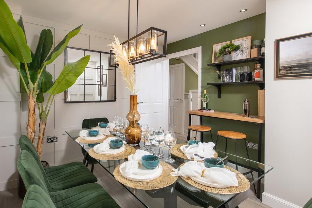 Internal view of the dining area of an Alderney...