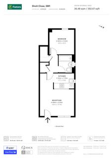1 bedroom flat for sale, 2 Shott Close, Sutton, Surrey, SM1 4LQ