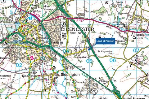 Land for sale, Preston, Cirencester, Gloucestershire, GL7