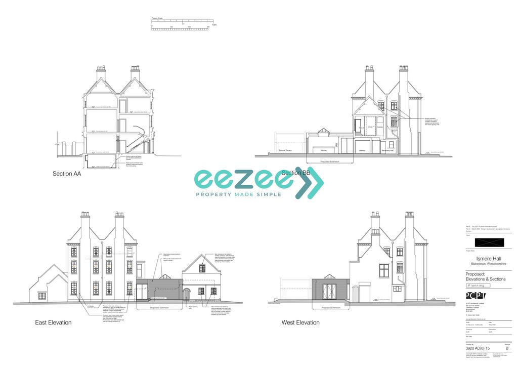 3920 AD(0) 15 B Proposed Elevations 2 and Sections