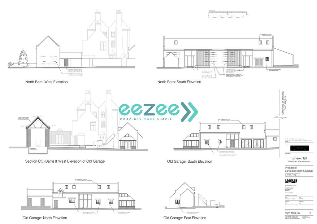 3920 AD(0) 16 B Proposed Elevations 3 and Sections