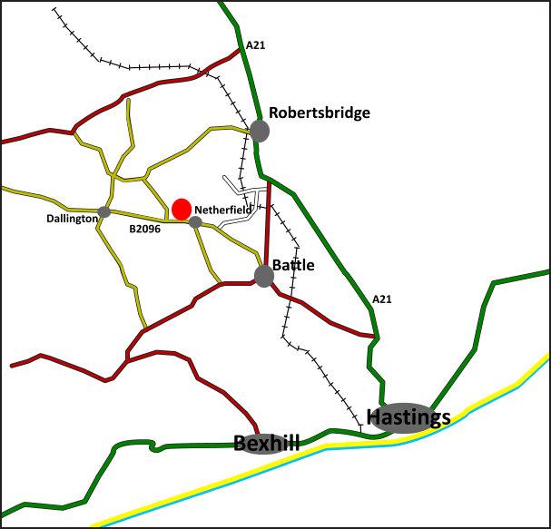 Darwell Down Wood Location Map