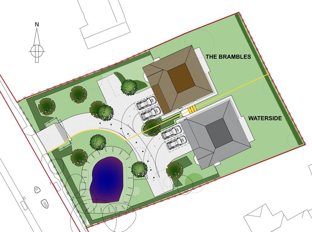 Site plan The Brambles