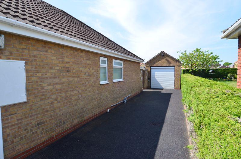 Driveway and garage