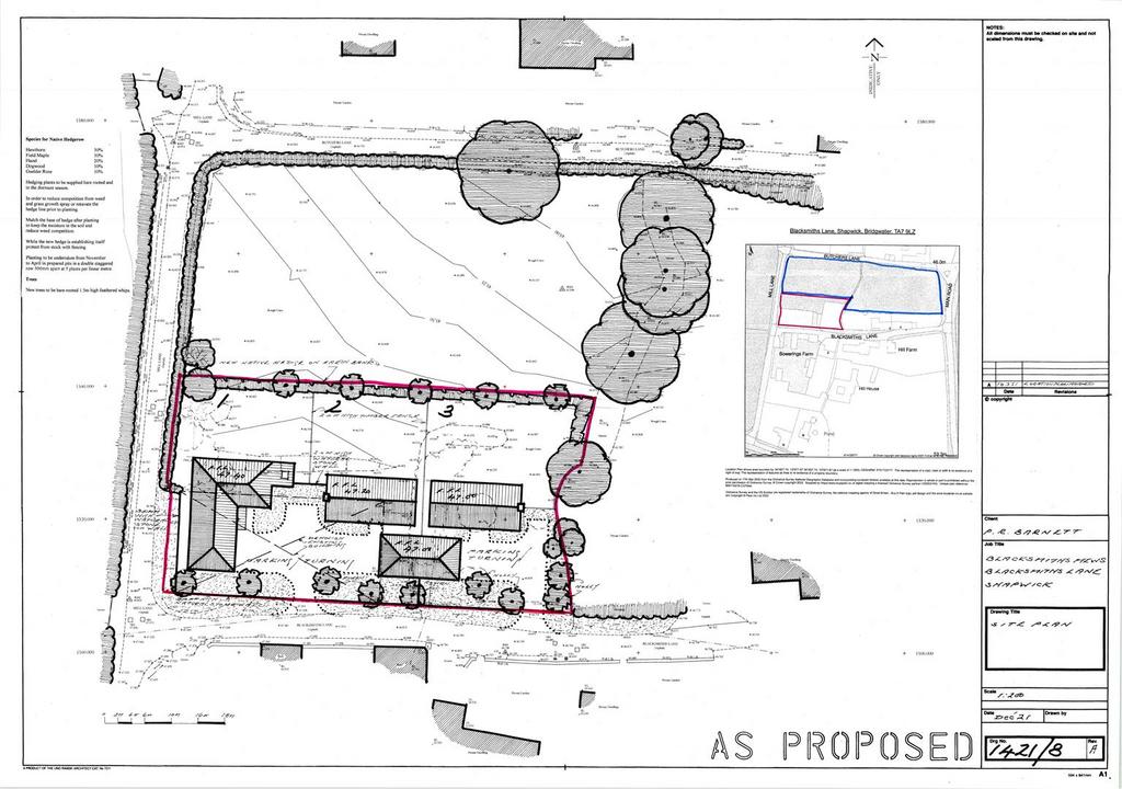 010 158 1026096 Proposed Site Plan Drg No. 1421 8