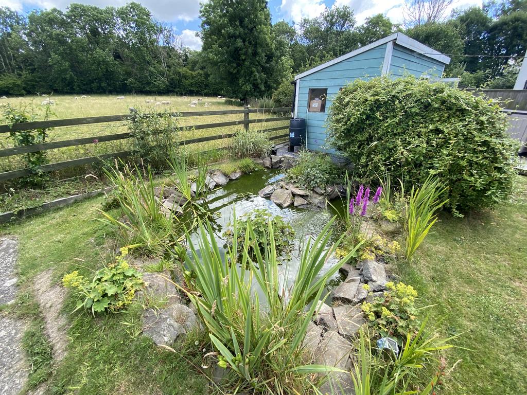 Ornamental fish pond