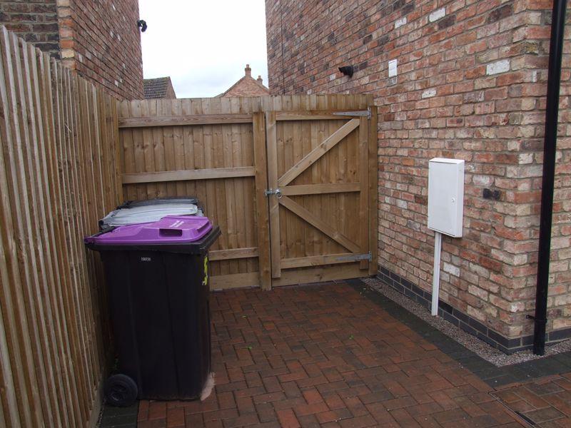 Rear courtyard