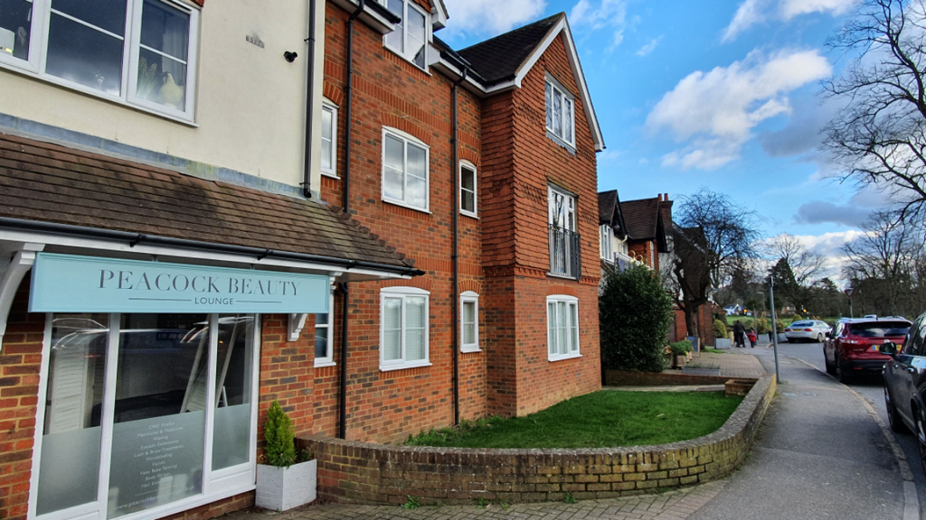 Top floor apartment with views over village green