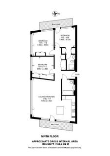 3 bedroom flat for sale, Flat 907, Corson House, 157 City Island Way, London, E14 0TN