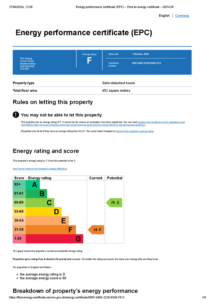 Energy performance c