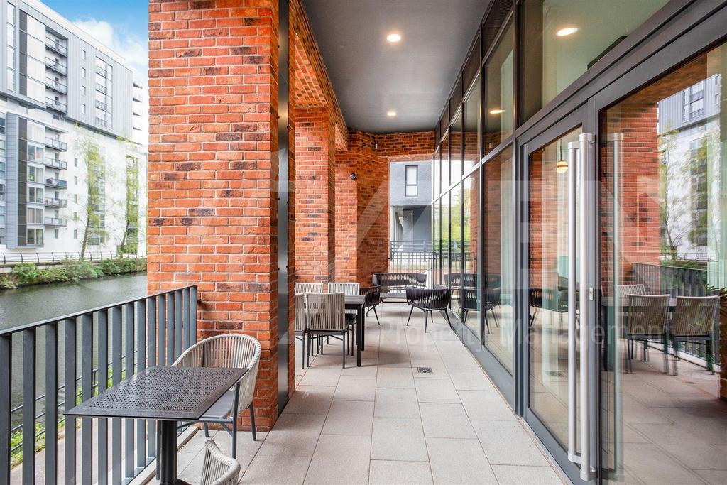 Riverside terrace