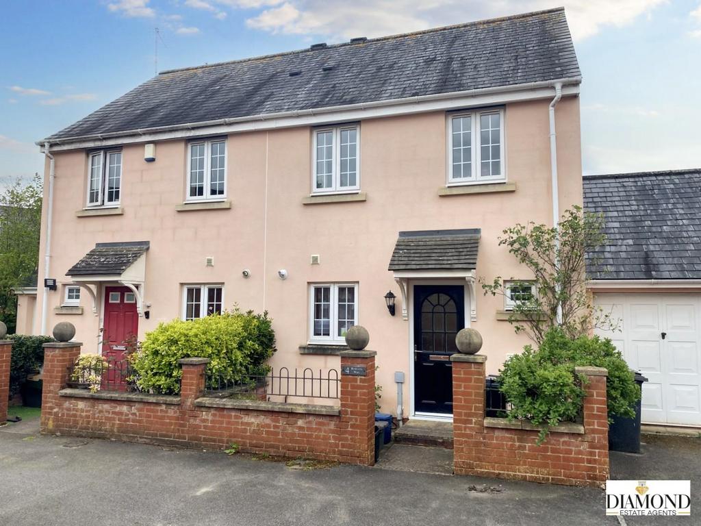 Redvers Way, Tiverton, Devon 2 bed semidetached house for sale £220,000