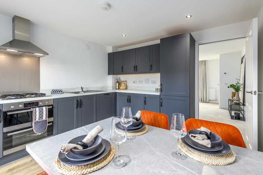 Kitchen/dining area in Durris home