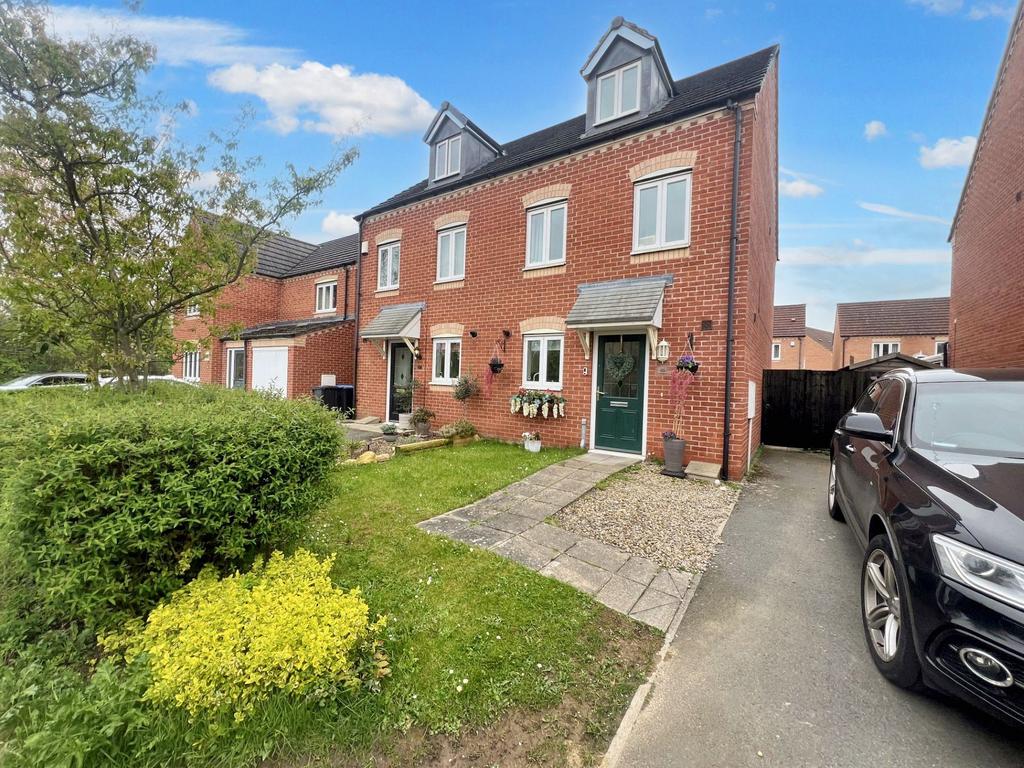 Harvington Chase, Coulby Newham... 3 bed semidetached house for sale