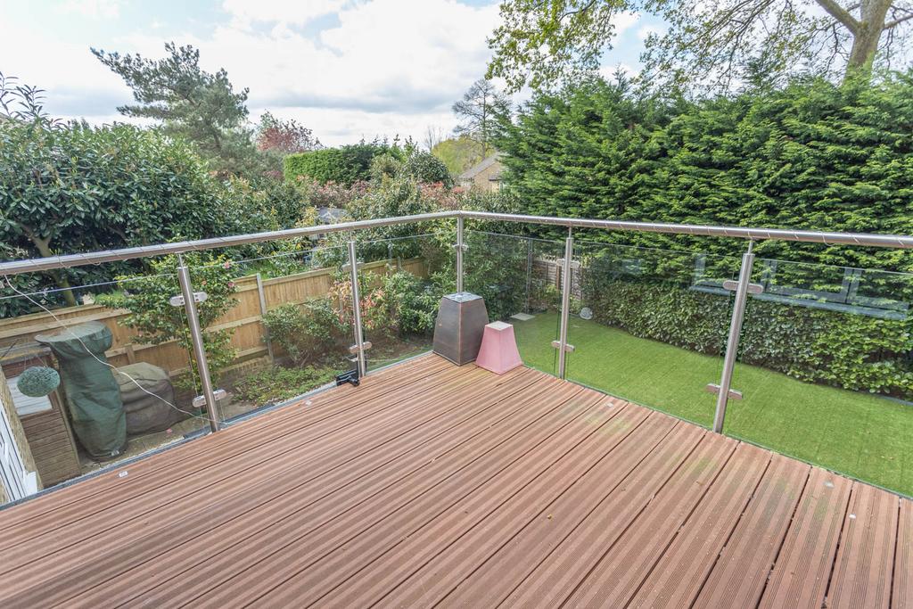 Terrace with steps to Garden