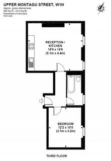 1 bedroom flat to rent, Upper Montagu Street, London