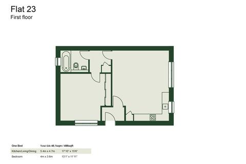 1 bedroom flat for sale, Deepcut, Camberley GU16