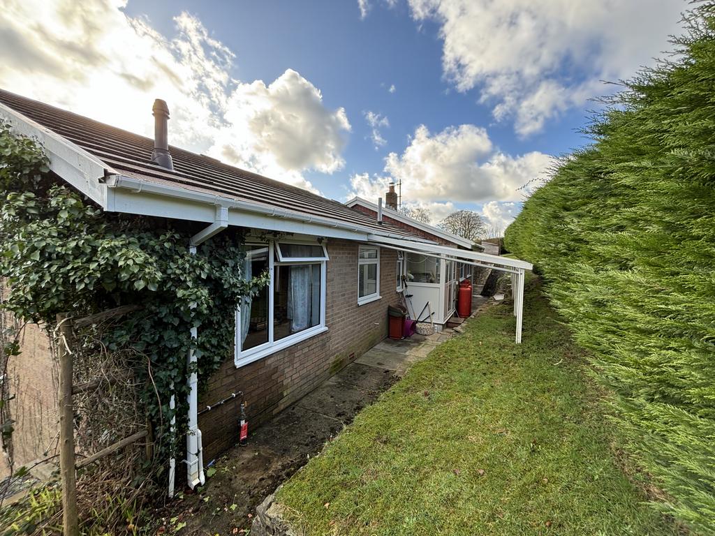 Rear of property