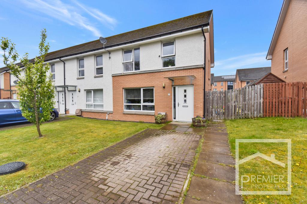 A three bedroom end of terrace house.