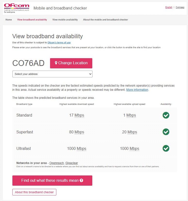 Broadband Check