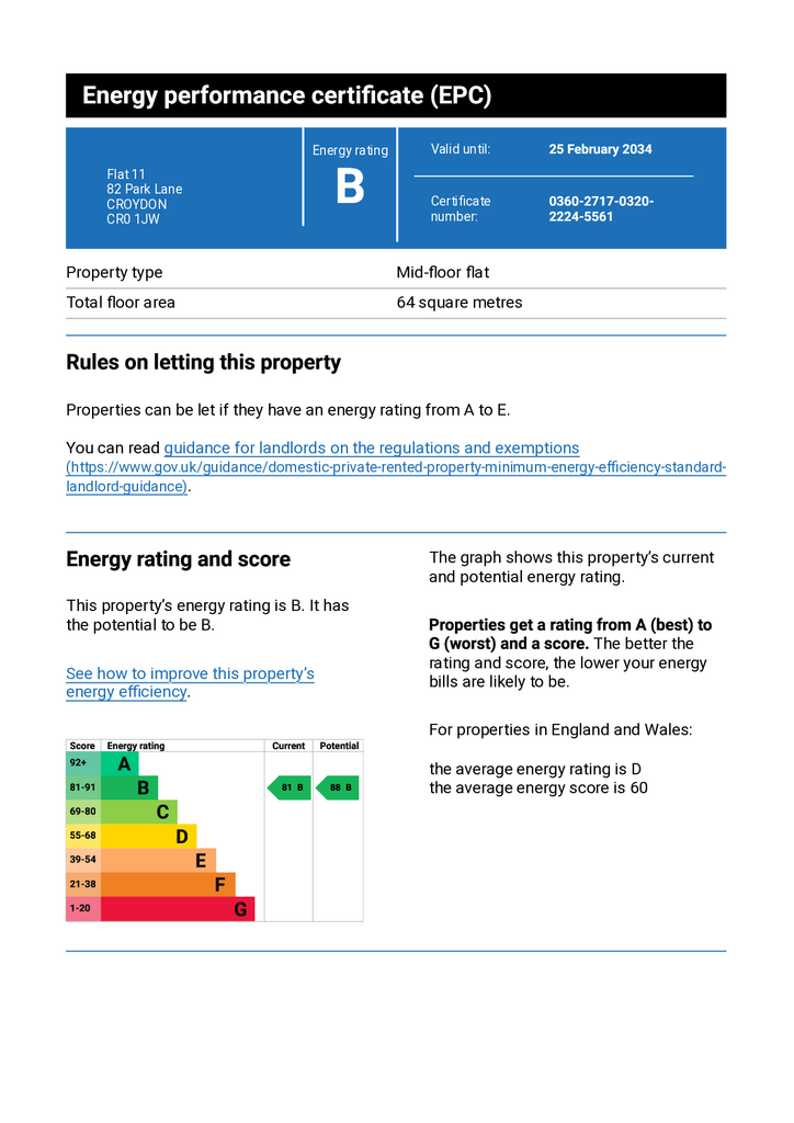 Energy Performance Certificate