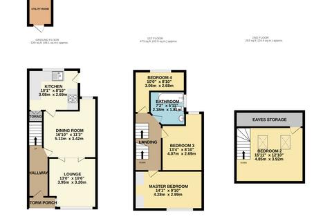 3 bedroom terraced house for sale, Stockport Road East, Bredbury, Stockport
