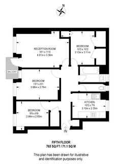 3 bedroom flat for sale, 30 Russell House, Saracen Street, London, E14 6HJ