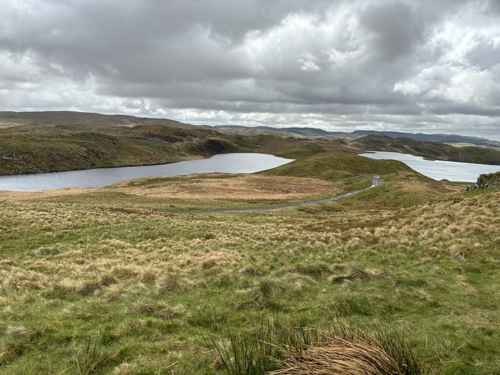 Views over Llyn Teig and to the West