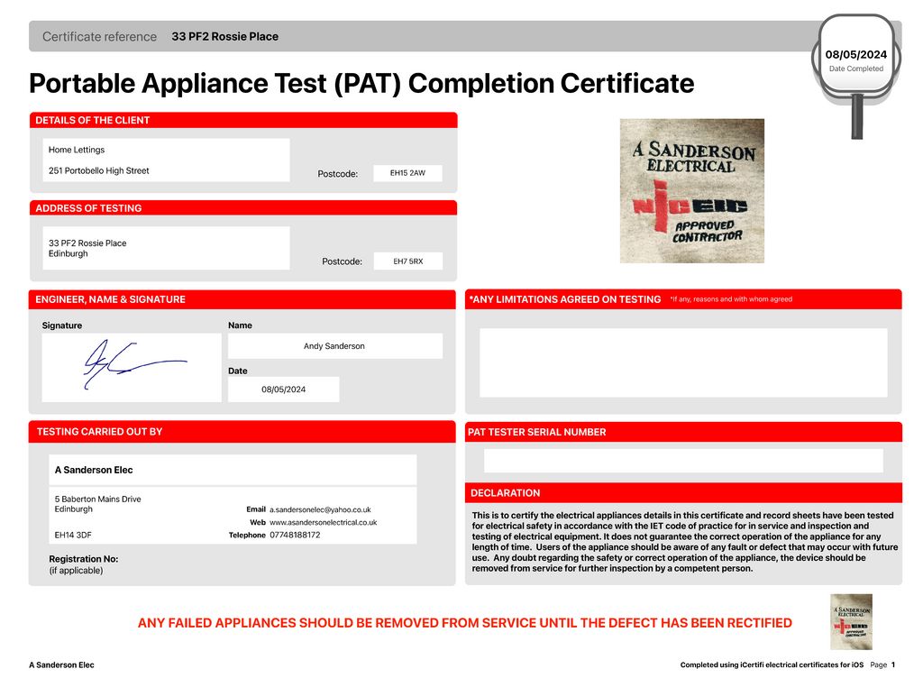 EPC Certificate