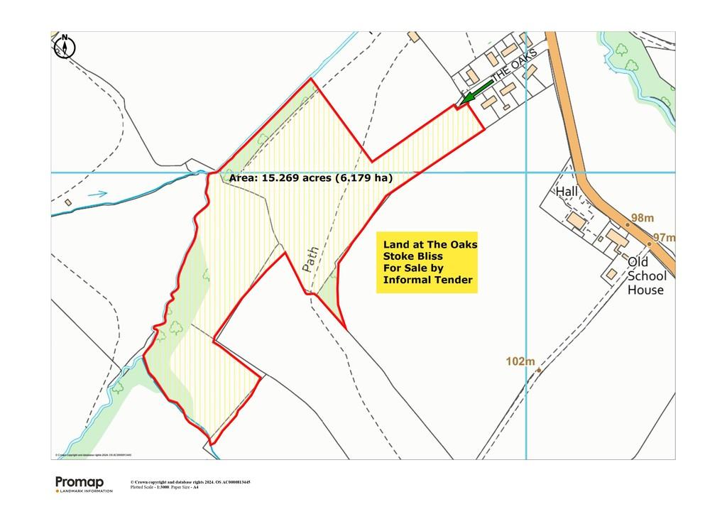 Land At The Oaks particulars plan page-0001