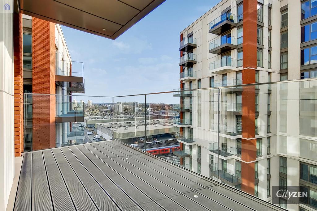 West facing balcony