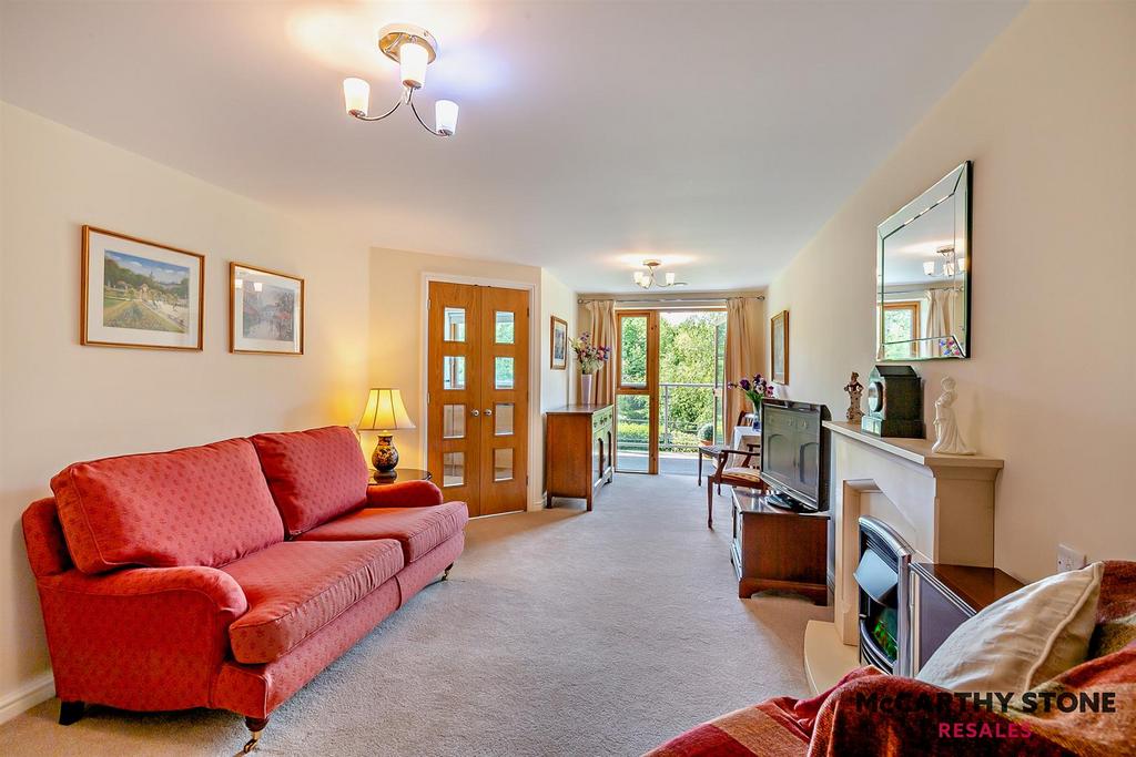 Living Room with Balcony Access