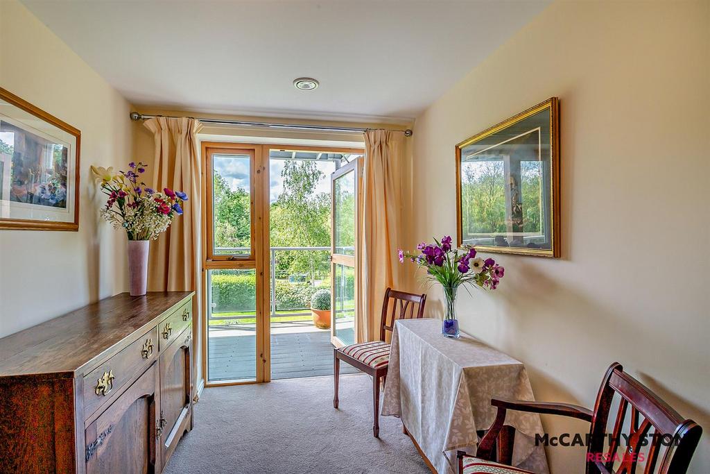 Living Room with Balcony Access