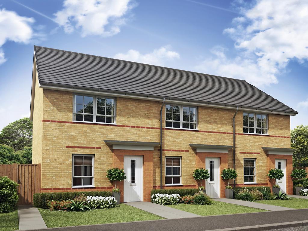 Kenley at Barratt Homes @ Parc Fferm... 2 bed end of terrace house - £ ...