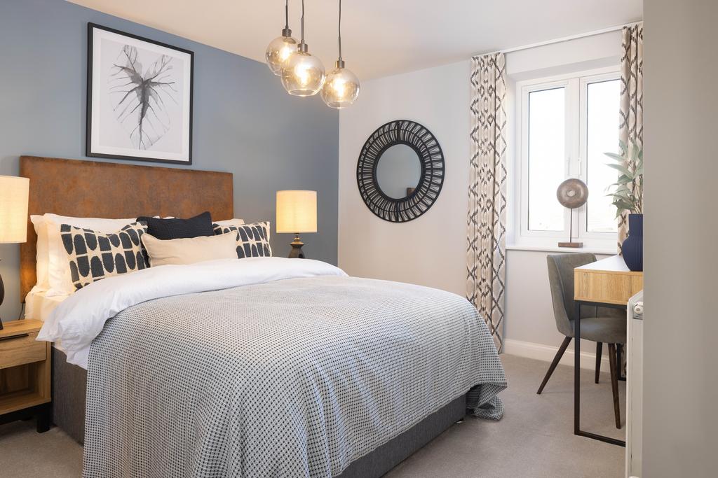 Second bedroom in the Radleigh 4 bedroom...