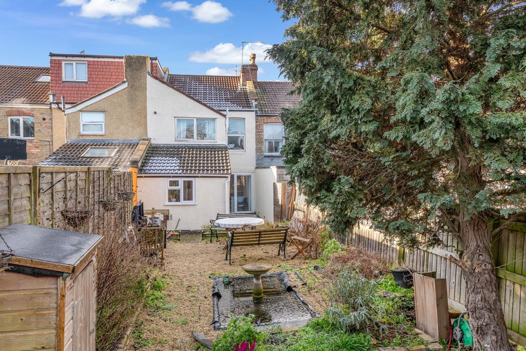 Rear of property