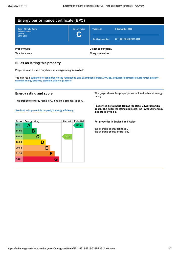 Energy performance c