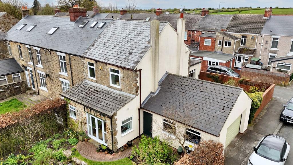 Moor View Terrace, Greencroft... 3 bed terraced house for sale £225,000