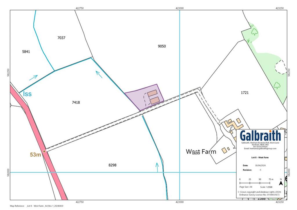 Lot 8 - Sale Plan