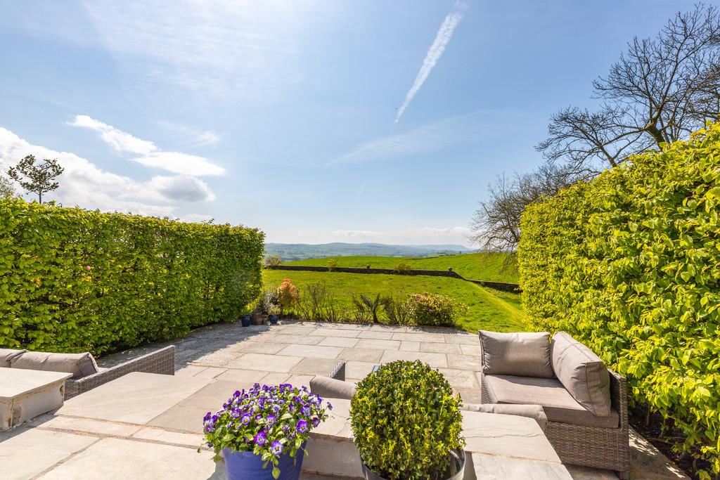 Rear patio and garden