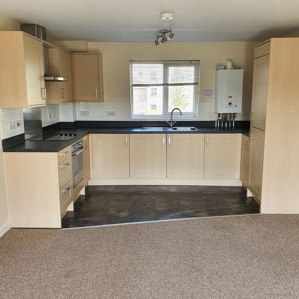 Open plan kitchen / living / dining room